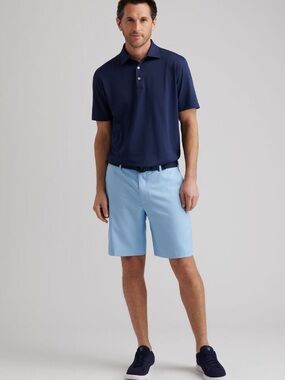 Peter Millar Salem Performance Shorts Blue Size 34